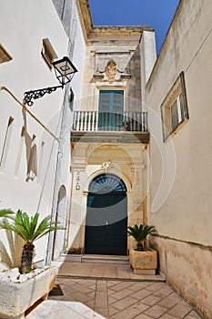 The Apulian village of Presicce, Italy.