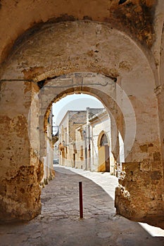 The Apulian village of Presicce, Italy.