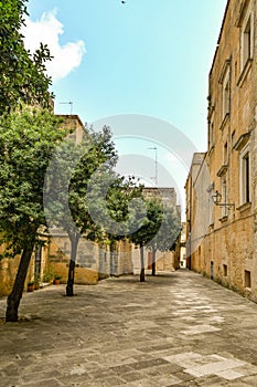 The Apulian village of Tricase, Italy.