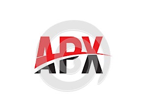 APX Letter Initial Logo Design Vector Illustration