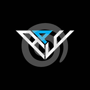 APY letter logo creative design with vector graphic,