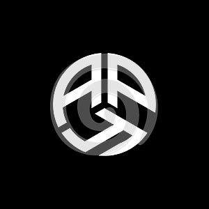 APY letter logo design on white background. APY creative initials letter logo concept. APY letter design