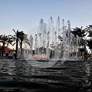 Aqaba Jordan view of a beautiful water fontain