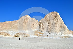 Aqabat mountains in Sahara desert, Egypt
