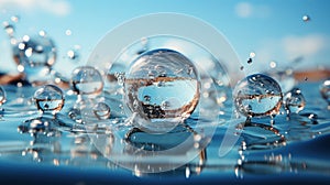 Aqua Ascension: Rising Bubbles in Liquid Bliss