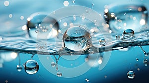 Aqua Ascension: Rising Bubbles in Liquid Bliss