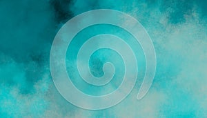 Aqua Blue Cloud Texture Abstract Background