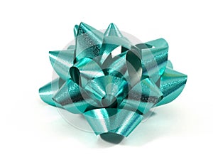 Aqua Blue Gift Bow