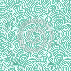 Aqua blue pattern with loops