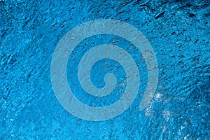 Aqua blue water surface