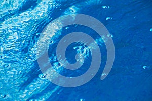 Aqua blue water surface