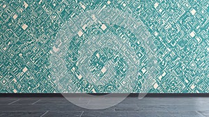 Aqua Diamond Texture Pattern