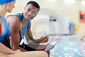 Aqua Fitness Coach in Pool