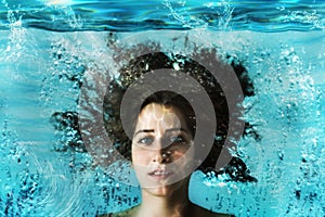 Aqua Girl Underwater