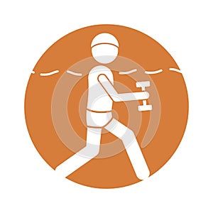 Aqua glyph background vector icon which can easily modify or edit