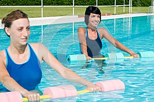 Aqua gym fitness exercise