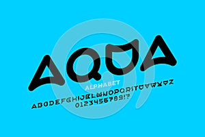 Aqua style font