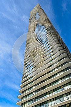 Aqua Tower in Chicago, Illinois, USA