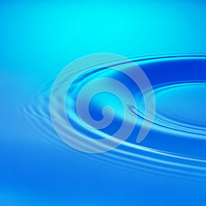 Aqua water ripple effect background surface texture with circle wave pattern