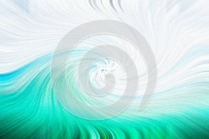 Aqua and white swirled background, wave-like