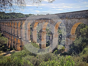 Aquaduct of Ferreres near Tarragona, Spain