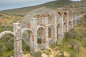 Aquaduct remnants monument Lesbos