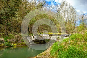 Aquaduct Saint-Nazaire-en-Royans in the Auvergne-RhÃ´ne-Alpes