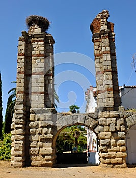 Aquaduct of San Lazaro (detail) Merida - Spain