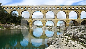 Aquaeduct Pont du Gard south of France