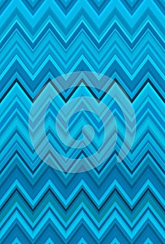 Aquamarine chevron zigzag turquoise pattern. bluegreen