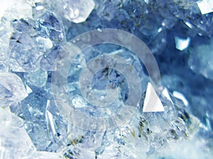 Aquamarine gem crystal quartz mineral geological background