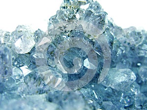 Aquamarine gem crystal quartz mineral geological background