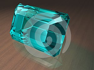 Aquamarine gemstone
