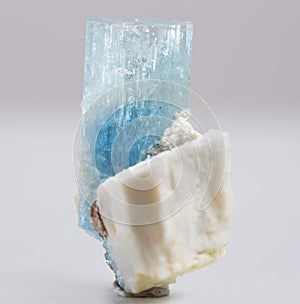.aquamarine mineral specimen stone rock geology gem crystal