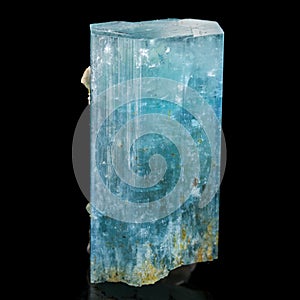 .aquamarine mineral specimen stone rock geology gem crystal