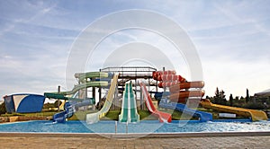 Aquapark slides