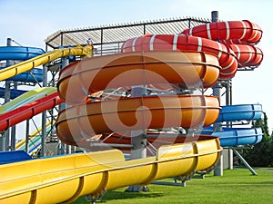 Aquapark slides