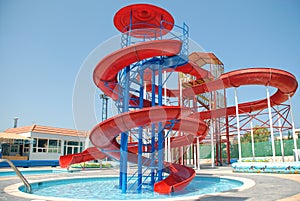 Aquapark slides