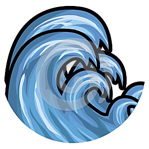 Aquarius with clipping path photo