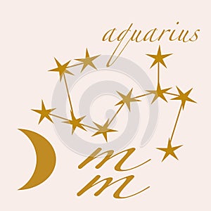 Aquarius vector illustration