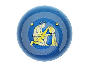 Aquarius - Zodiac Golden Sign