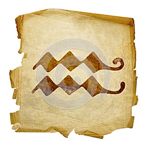 Aquarius zodiac icon