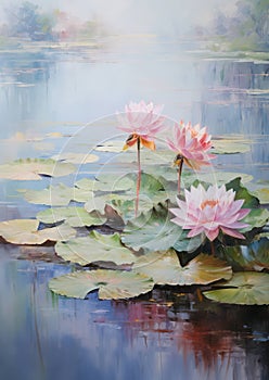 Aquatic nature water blooming pink background blossom leaf pond lily plant flower lotus summer