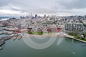 Aquatic Park Pier , Cove and Municipal Pier in San Francisco photo