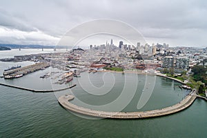 Aquatic Park Pier , Cove and Municipal Pier in San Francisco photo