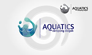 Aquatics Vector Logo Template 2.0 version.