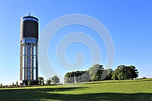 An aqua tower in Berdorf in the Mullerthal Region, Luxembourg photo