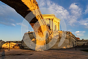 Aqueduc de Saint Clement in Montpellier, France.