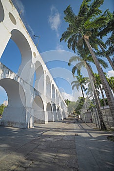 Aqueduct in the center of Rio de Janeiro