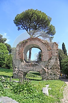 Aqueduct of Claudius, Rome, Italy photo